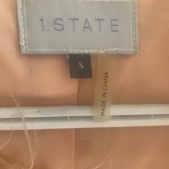 1State Faux fur coat - Picture 3 of 5